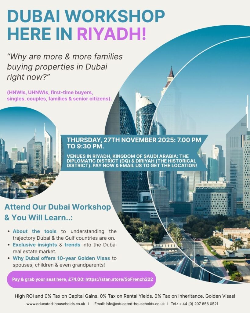 Dubai Workshop in Riyadh - 27th November 2025